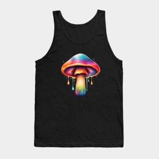 Trippy Drippy Rainbow Mushroom Tank Top